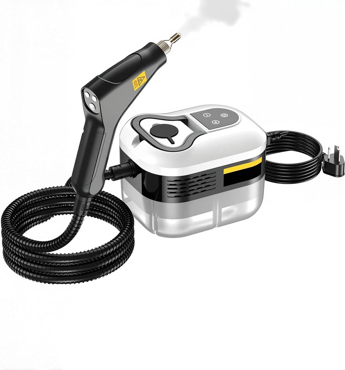 Handstoomreiniger - Stoomapparaat - Grondig Reinigen - Hoge Druk Stoom - 1200 ml - Wit