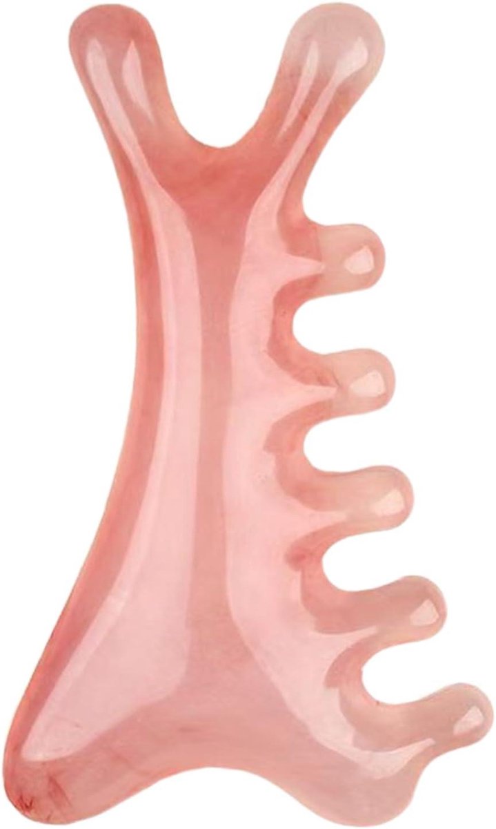 Massage Hulpmiddel - Gezicht Schraper Hoofdhuid Borstel - Ontspanning Stimuleren - Ergonomisch Ontwerp - 10 x 6 cm - Niet gespecificeerd