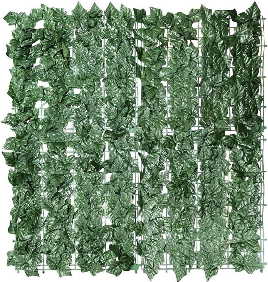 Groene Trellispanelen - Kunsthaag Tuinscherm - Privacy Creëren - UV-bestendig - 1 x 9 m - Groen