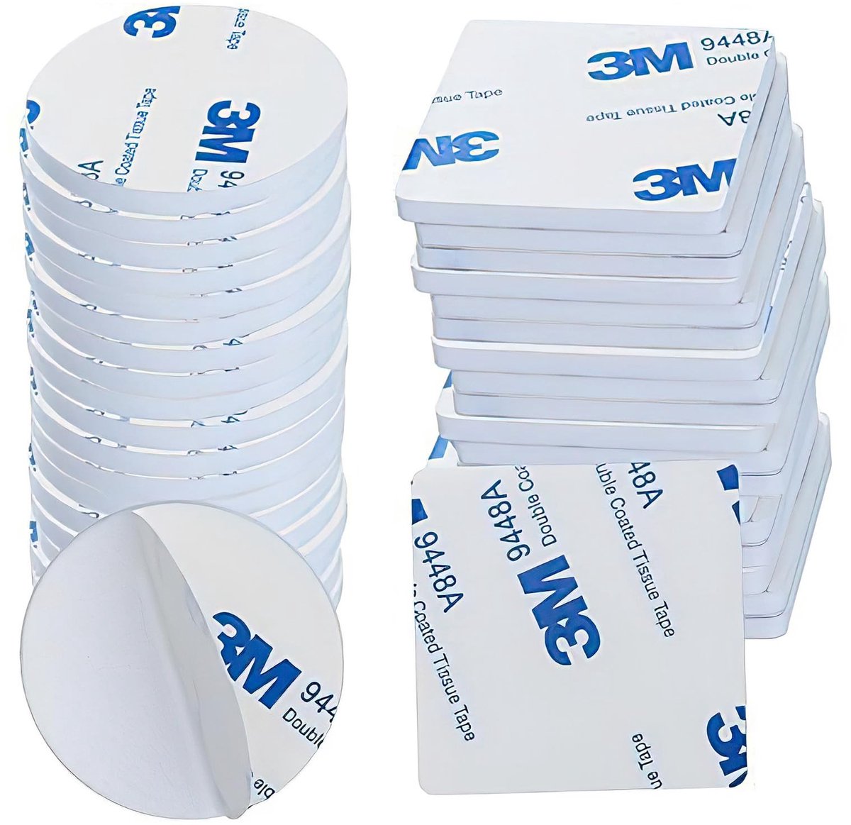 Dailygoody - Extra sterke dubbelzijdige tape - Dubbelzijdige lijm - Ideaal voor binnen en buiten - Waterproof - Perfect voor klussen - 40 stuks