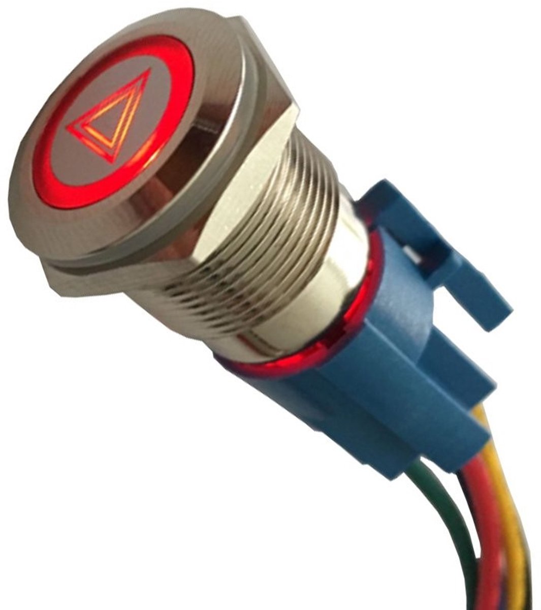 Dailygoody - 12V Tuimelschakelaar - Drukschakelaar voor Auto - Rood Licht - Wipschakelaar - Geschikt voor Vrachtwagen en Boot