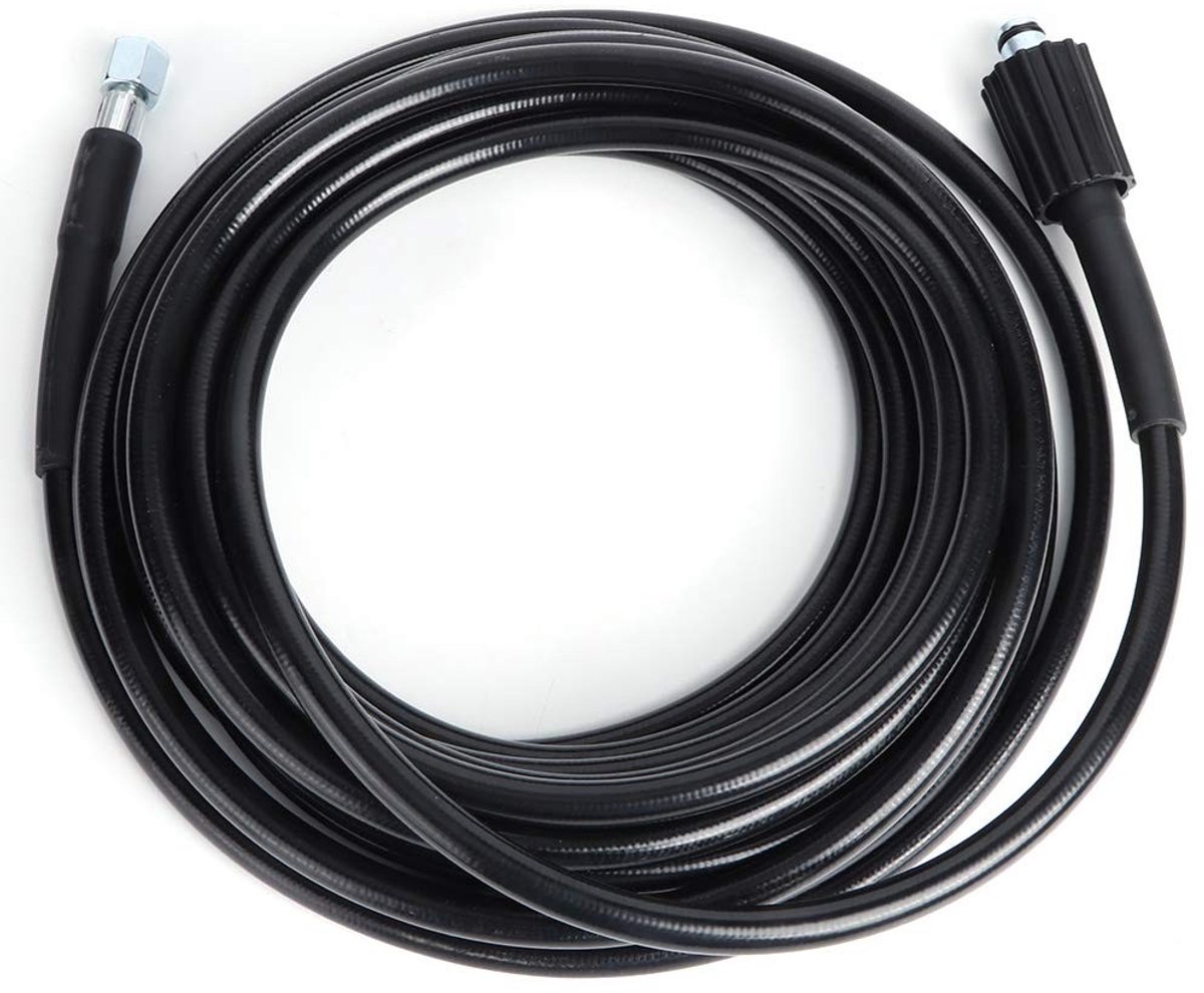 Dailygoody - OmGoods - Dailygoody - Reinigingsslang - Hogedrukslang 10 m - Zwart - Slijtvast - Geschikt voor K2 K3 - Perfect voor auto-reiniging
