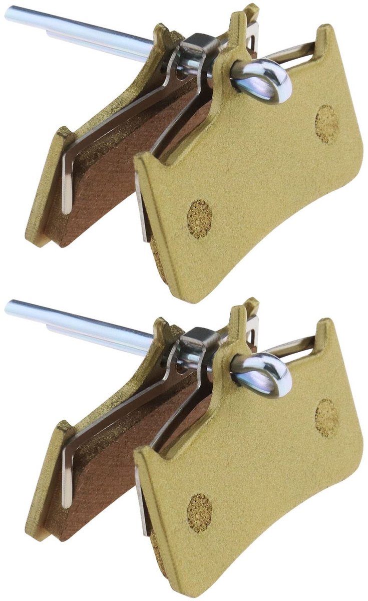 Dailygoody - Fietsonderdelen - Remblokken voor schijfremmen - Goud - Sintered Metal - Duurzaam en eenvoudig te installeren - Geschikt voor Hope Tech M...