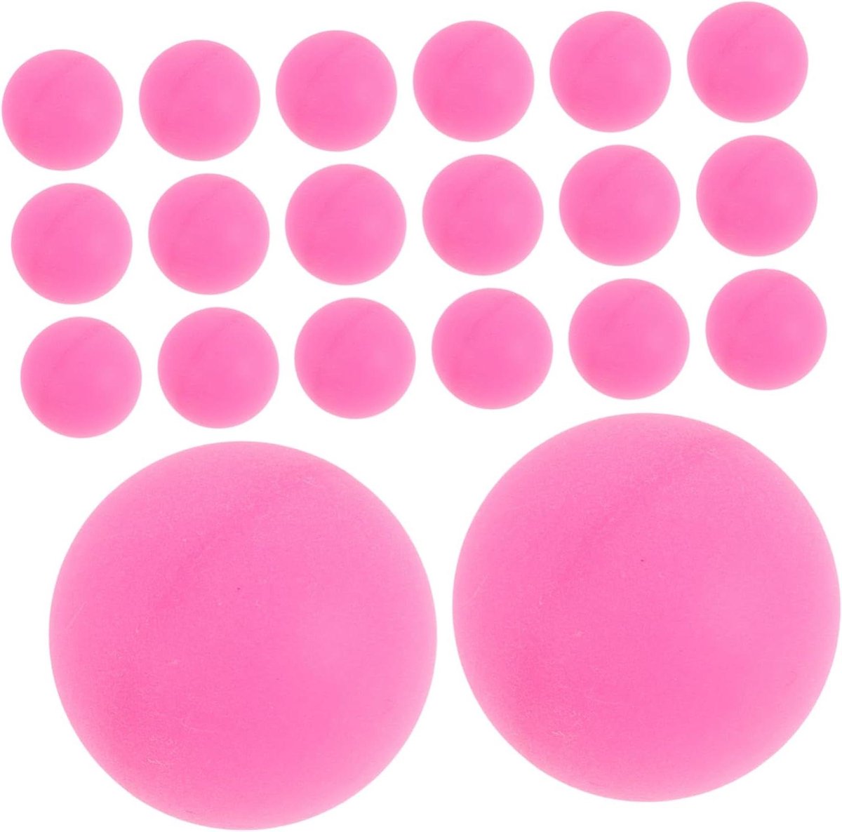 Tafeltennisballen - Pingpongballen Feestballen - Feestdecoratie Loterijspellen - Lichtgewicht PP Materiaal - 4 cm Diameter - Roze