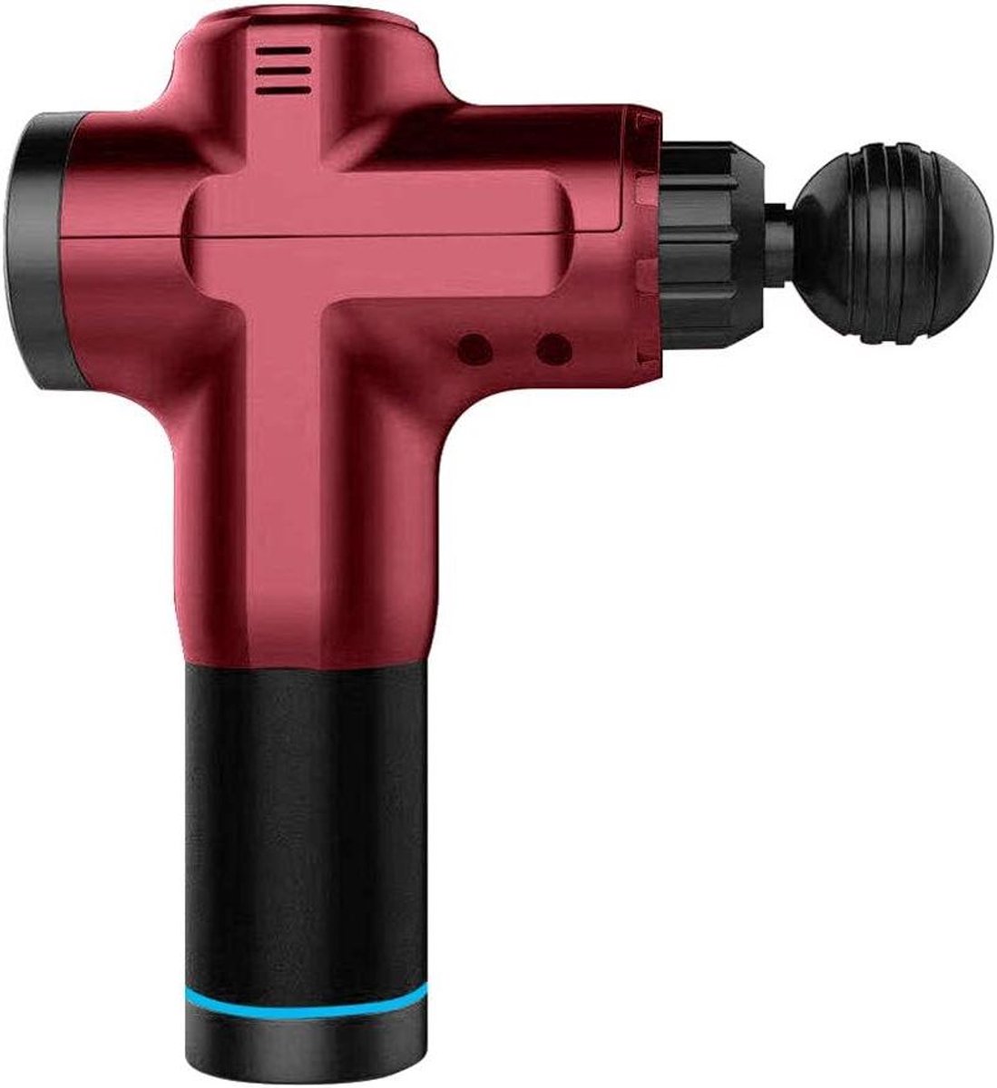 Spier Massager Gun - Fascia Blaster - Spierherstel Versnellen - 4 Verschillende Massagekoppen - 6 Snelheden - Rood
