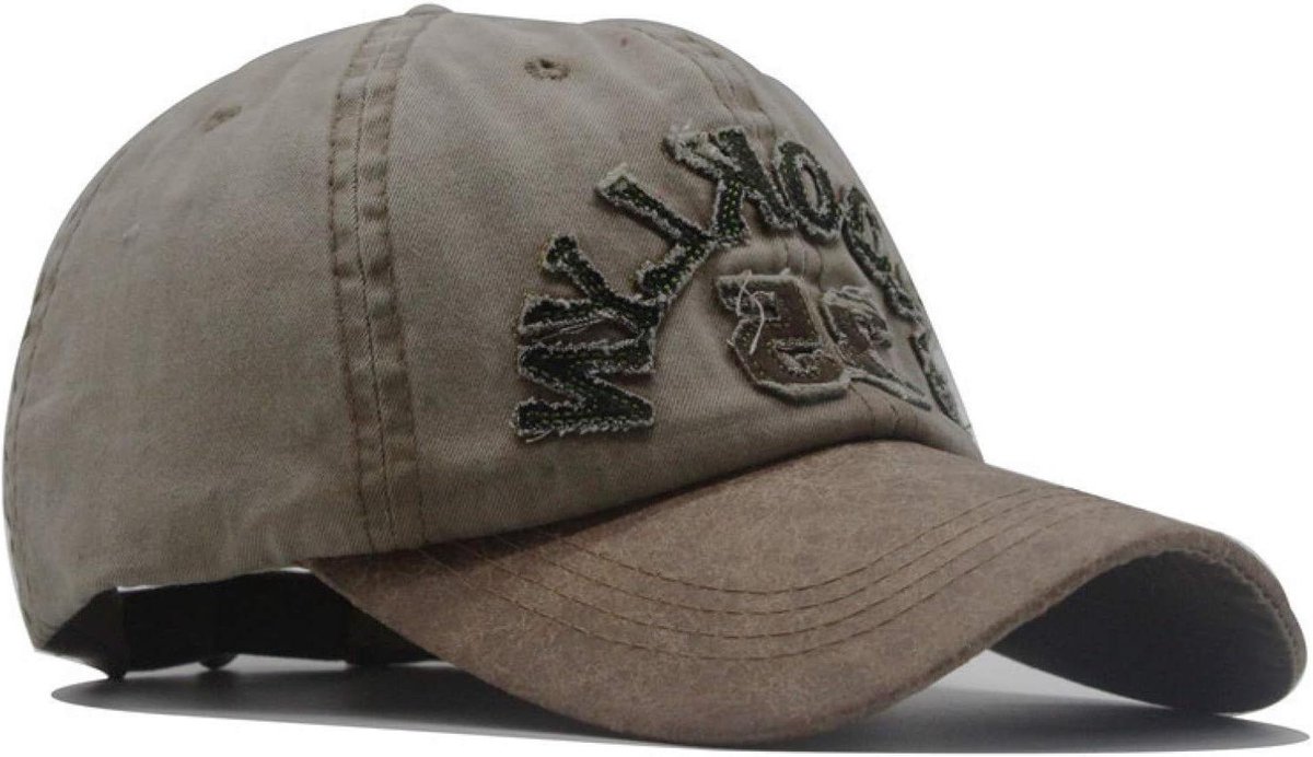 Baseball Cap - Pet Hoed - Outdoor Activiteiten - Verstelbare Band - 56-60CM - Khaki