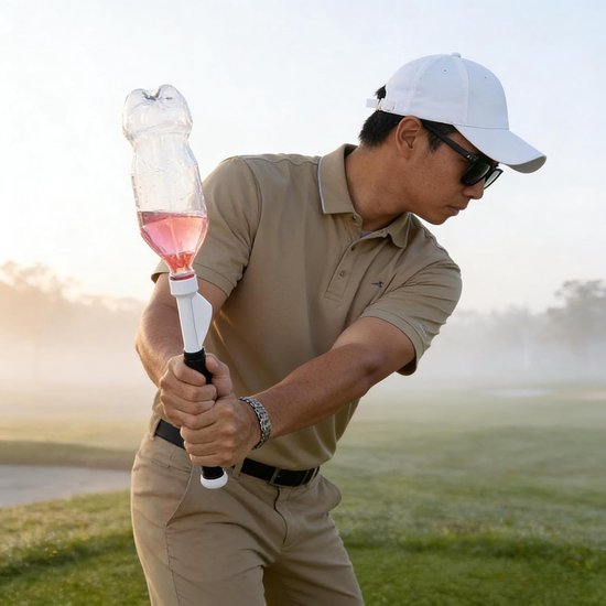 Golftrainingshulp - Swingtrainer Golf - Golfvaardigheden Verbeteren - Directe Feedback - 100 cm - Meerkleurig — afbeelding 3