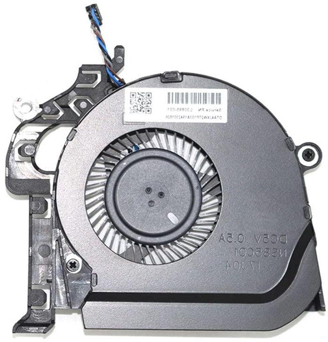 Laptop CPU Koeler - Vervangende Ventilator - Laptop Koeling - 4-Pins Connector - 15 inch - Zwart