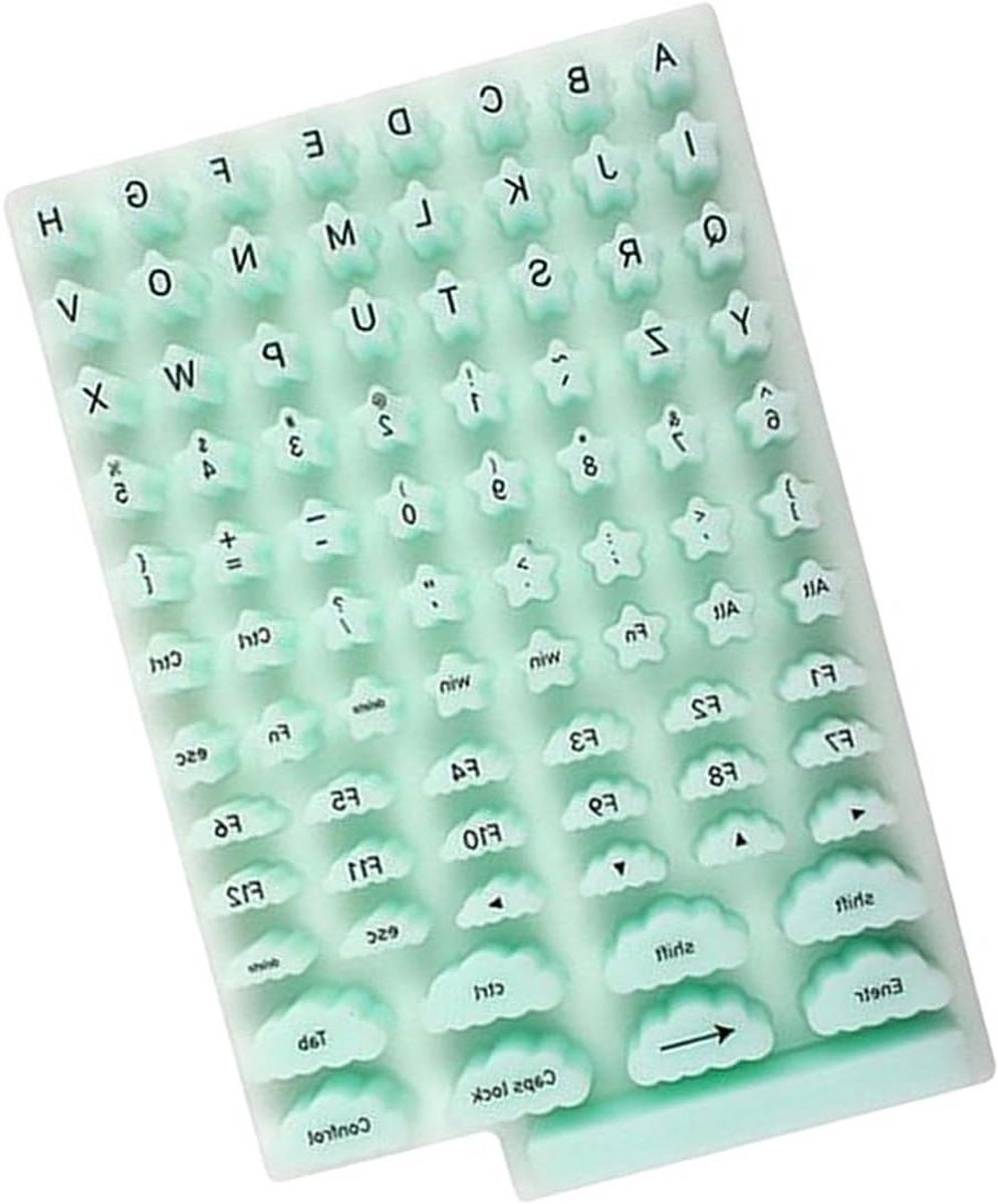 Toetsenbord Stickers - Laptop Stickers - Nagels Beschermen - Vervaagt Niet - 115x173mm - Groen