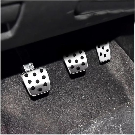 Pedaalhoezen Auto - Rem Pedaal Covers - Veiliger Rijden - Verbeterde Grip - Set van 2 of 3 - Zwart — afbeelding 2