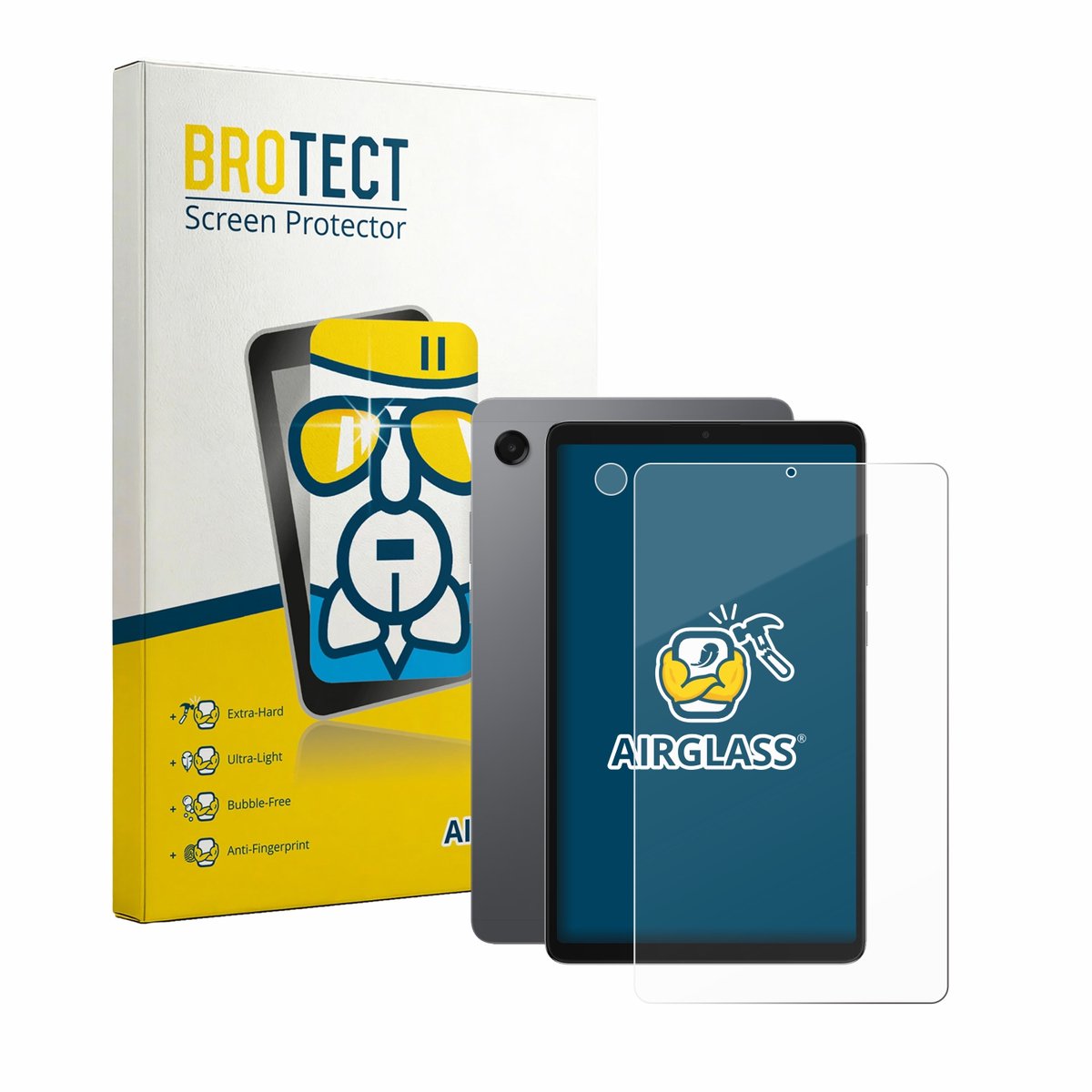 Screenprotector voor Samsung Galaxy Tab A11 8.7" (Voor+Camera) Beschermglas transparant