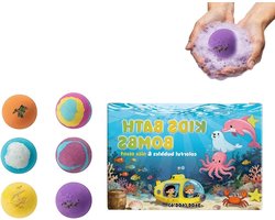Bruisballen met Speelgoed - Badbommen Set - Ontspannend Baden - Zes Geurende Bollen - 6 stuks - Multicolor
