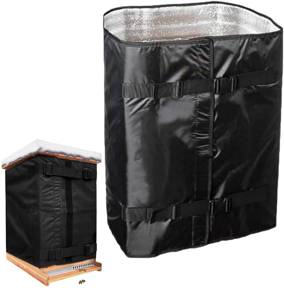 Bijenkast Beschermhoes - Bijenkorf Wrap - Imker Benodigdheden - Waterdicht Winddicht - 195x60cm - Grijs