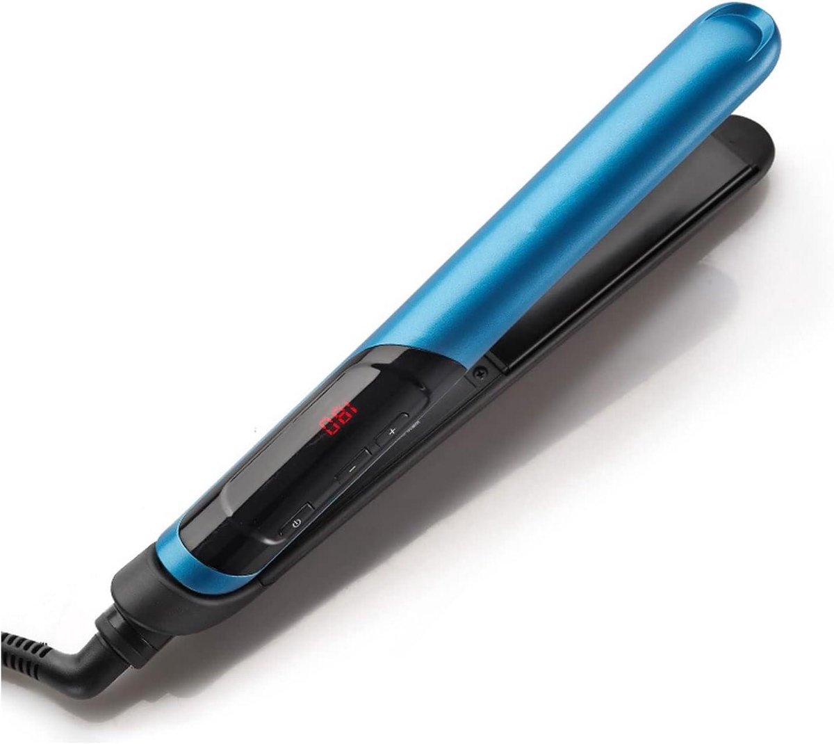 Keramische Stijltang - Haarstyler Krultang - Haar Stylen - Extra Brede Platen - Instelbare Temperatuur - Rood