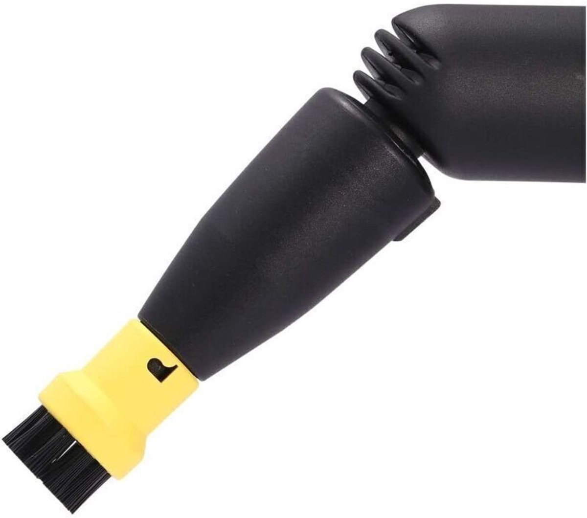 Ronde messing draadborstelset (2 zwarte, 2 gele) Geschikt voor Kärcher SC1, SC2, CTK10, CTK20 en SC3, SC4, SC5 stoomreinigers.