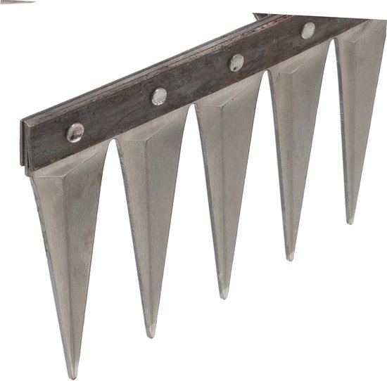 Handhark Tuin - Gazon hark Wieden - Onkruid Verwijderen - Stevig Koolstofstaal - 29 x 28.5 x 13 cm van Handhark — afbeelding 5