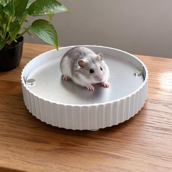 Koelmat Konijn - Verkoelende Mat - Hittebestrijding Dieren - Aluminium Warmteafvoer - 15x15x15 cm - Zilver — afbeelding 2