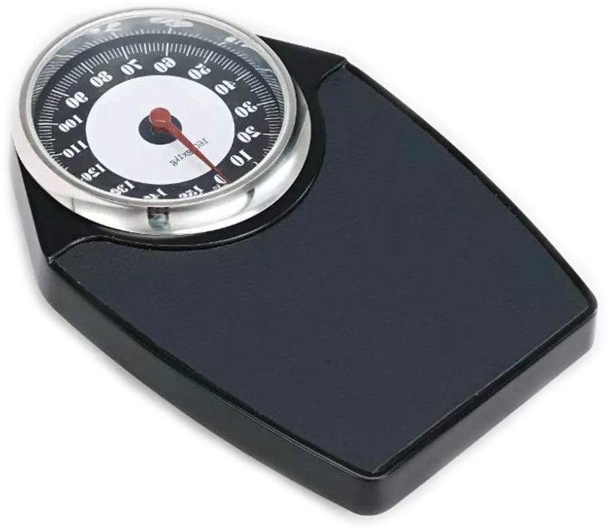 Mechanische Weegschaal - Badkamerweegschaal Analoog - Gezondheid Monitoren - Grote Oversized Wijzerplaat - 160 kg - Zilver