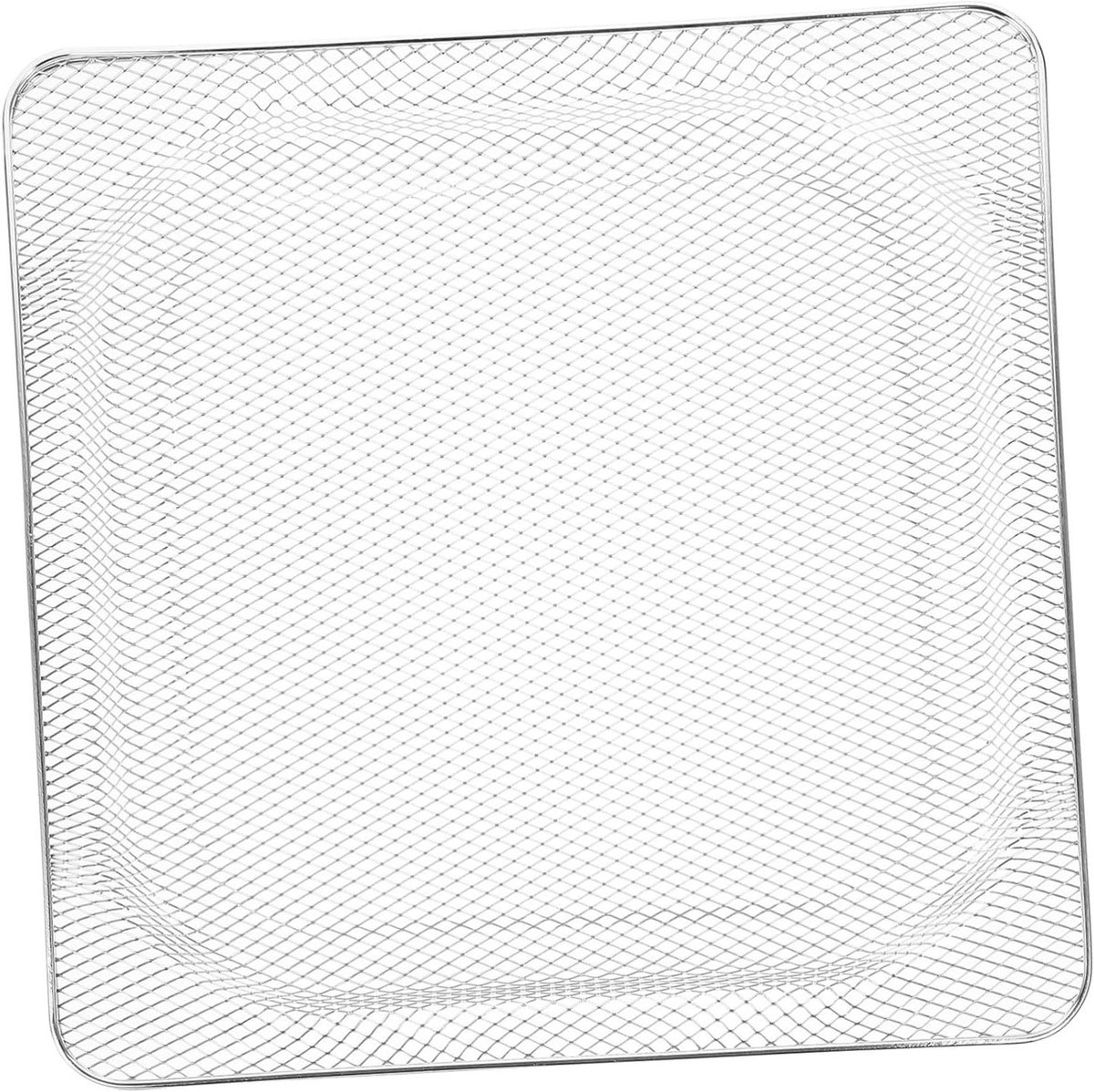 Airfryer Mand - Grillmand Oven - Gezond Bakken - Olieafvoer Ontwerp - 34 x 34 x 3 cm - Wit