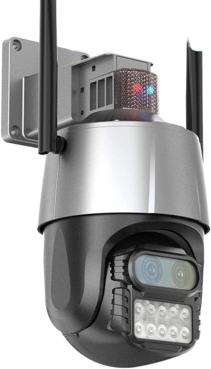 Beveiligingscamera - IP Camera Dome Camera - Huis Beveiligen - AI Menselijke Detectie - 8MP 4K - Universeel
