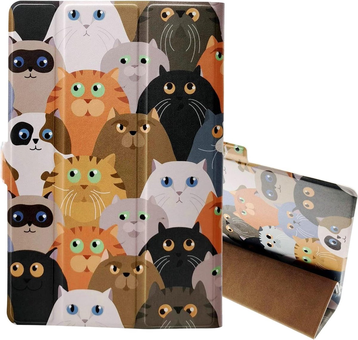Tablethoes - Flip Cover - Tabletbescherming - Opvouwbare Standaard - 10 Inch - MMT