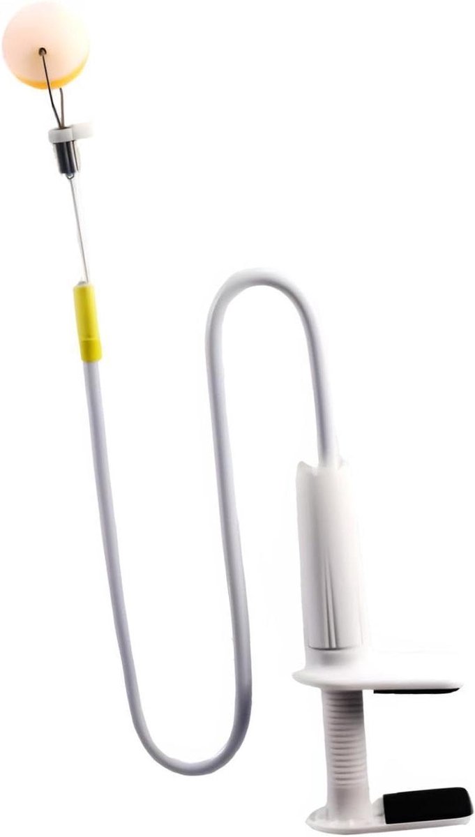 Tafeltennis Trainer - Bal Oefenen - Vaardigheden Verbeteren - Met Bufferveer - Lengte 80 cm - Zwart