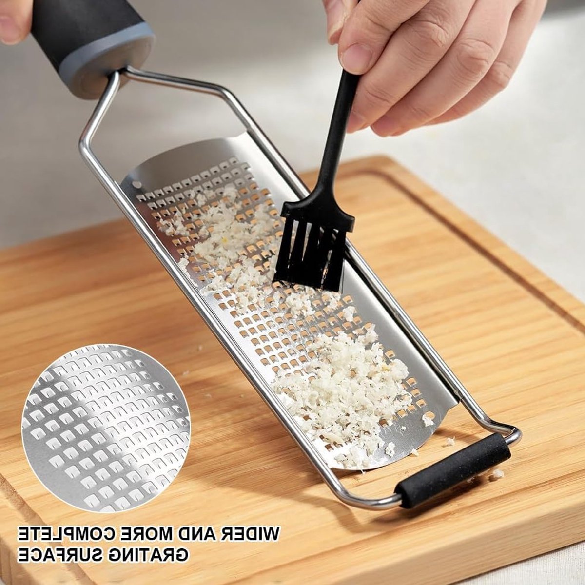 Handrasp van RVS voor Kaas en Citroenen, 31.5 cm, Compact en Vaatwasmachinebestendig, Ideaal voor Keuken en Koken