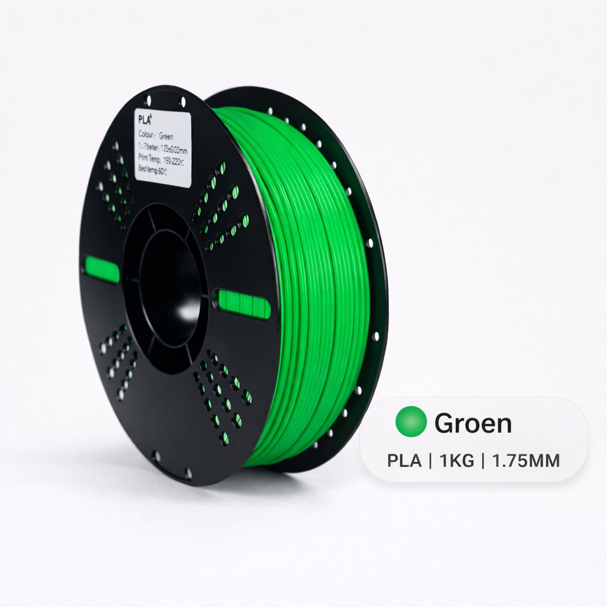 Koppelprint – PLA+ Filament – Groen – 1.75mm – 1KG