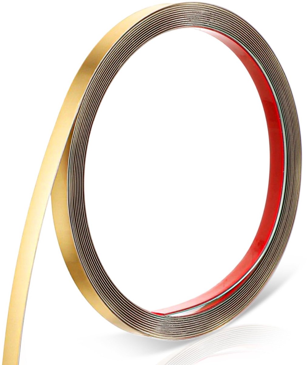 Dailygoods - Zelfklevende Metalen Band voor Decoratie en Afwerking
