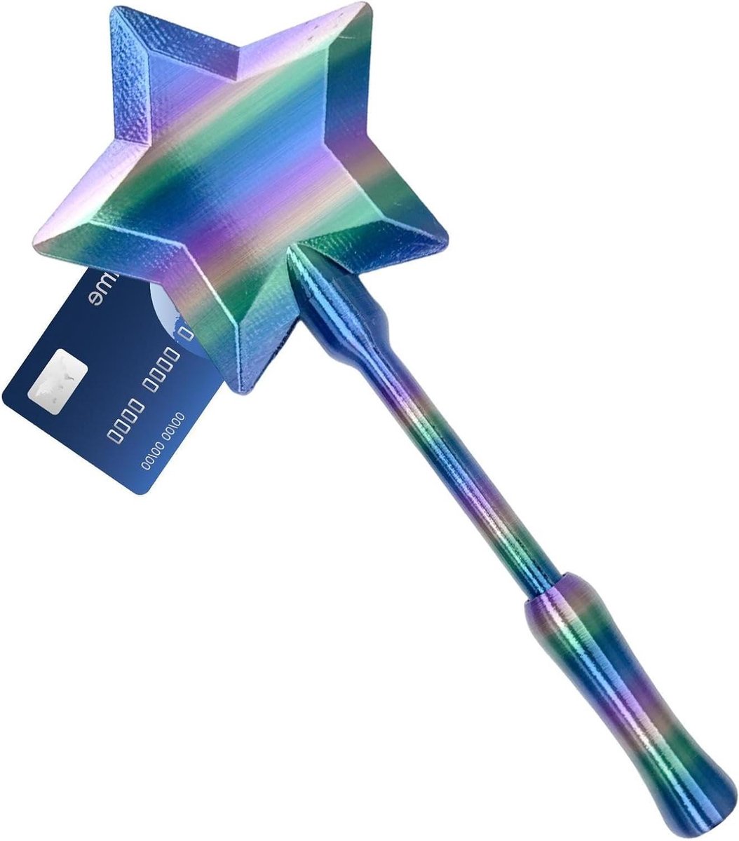 Betaalpas Houder - Kaart Accessoire - Contactloos Betalen - Anti-diefstal Beveiliging - 14 cm - Kosmisch Regenboog