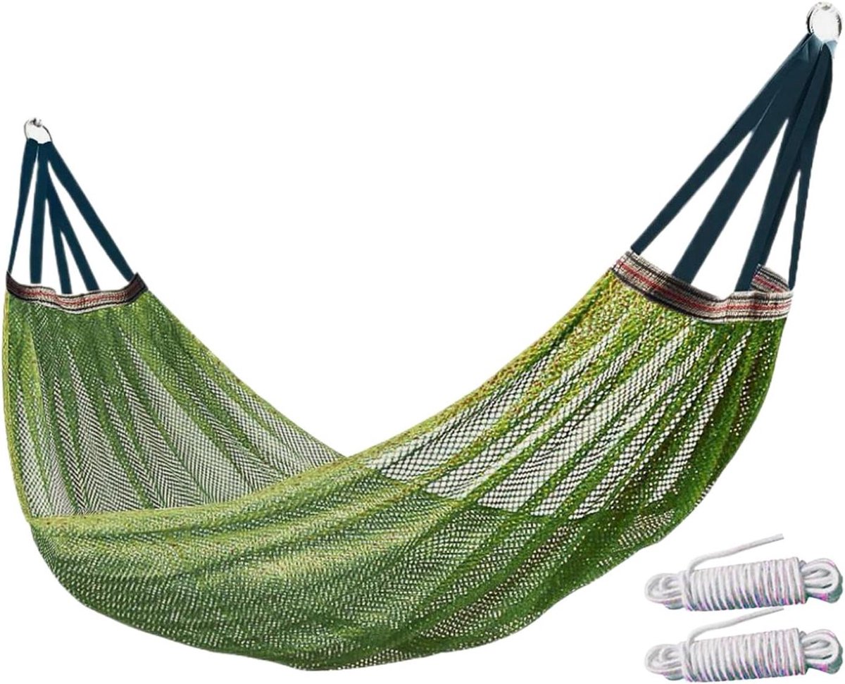 Hangmat voor buiten - Reishangmat boom - Ontspannen in de natuur - Verbeterde verkoelende stof - 260 x 130 cm