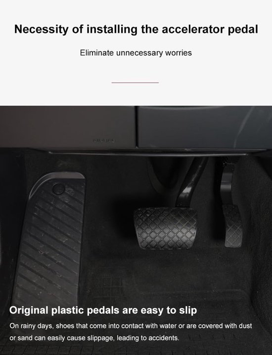 Auto Pedaal Covers - Sport Pedaal Sets - Verbeterde Grip - Antislip Ontwerp - Niet Gespecificeerd - Zwart — afbeelding 4