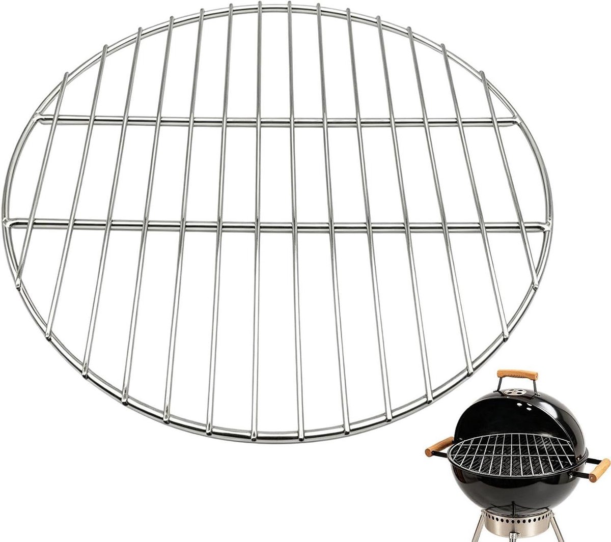 Houtskool Roosterplaat Hittebestendig Roestvrijstalen Houtskool Grillrooster Voor Buiten Picknick Tuinbarbecue BBQ Achtertuinbarbecue Bijeenkomsten Familie Vrienden
