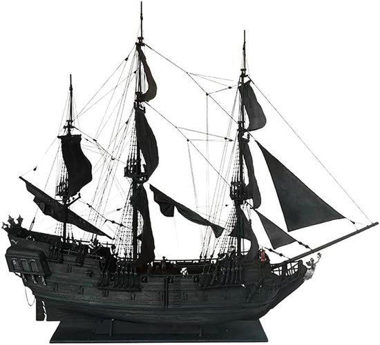 Piratenschip Modelbouwset - Zeilschip Knutselpakket - Hobby & Decoratie - Authentieke 1:50 Schaal - 80 x 15 x 66cm