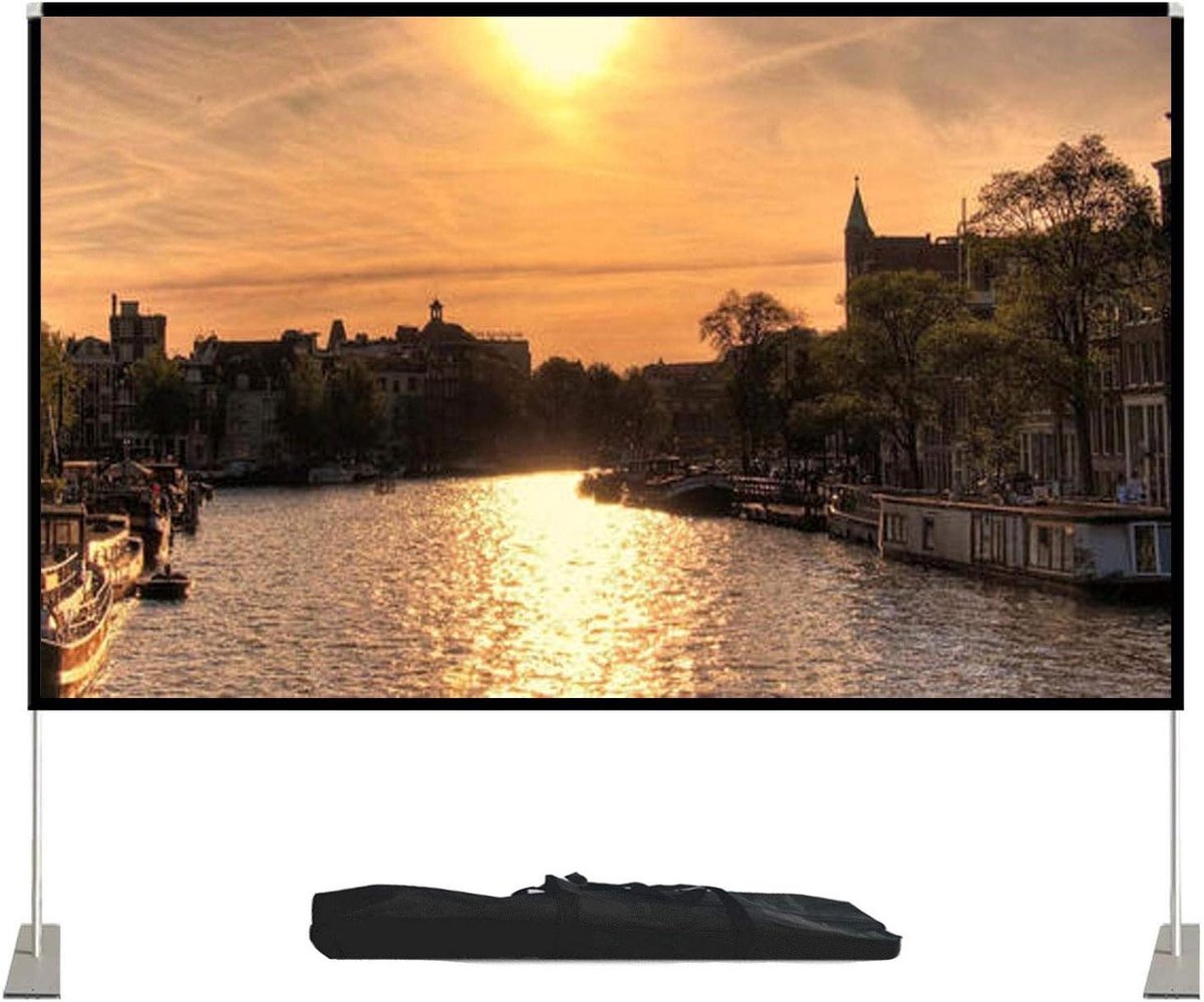 Projectiescherm - Filmscherm - Thuisbioscoop Creëren - Kreukvrij Polyester - Tot 120 Inch - Wit