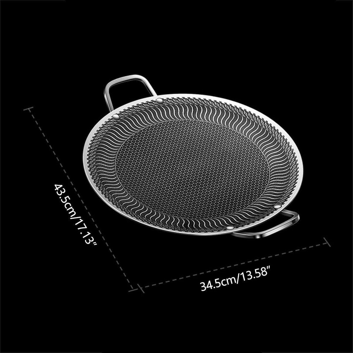 Stainsless Staal Bakken Pannen Fijnproevers Bakplaat Outdoor Reizen Campings Fryings Pannen Nonstick Frituren Barbecues Plaat voor Inducties