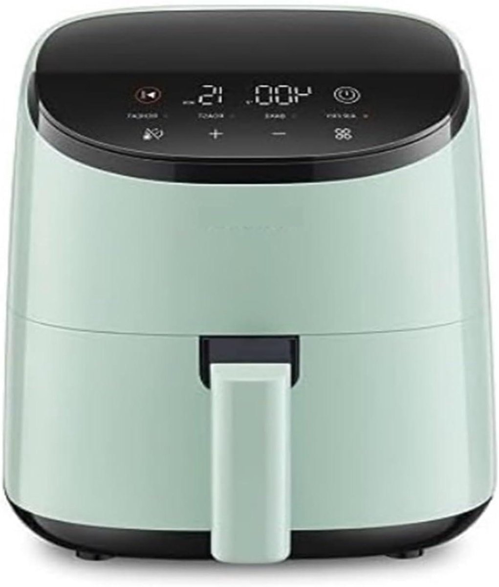 Slimme Heteluchtfriteuse - Mini Oven - Gezond Koken - Geluidsarme Werking - 4-in-1 - Groen