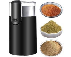 Elektrische Koffiemolen - Bonenmaler Keuken - Verse Koffie Maken - Doorzichtig Deksel - 92x92x172cm - Zwart