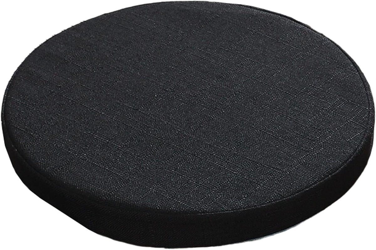 Rond zitkussen - Stoelkussen banden - Comfortabel zitten - Dubbel anti-slip - 30 cm - Zwar