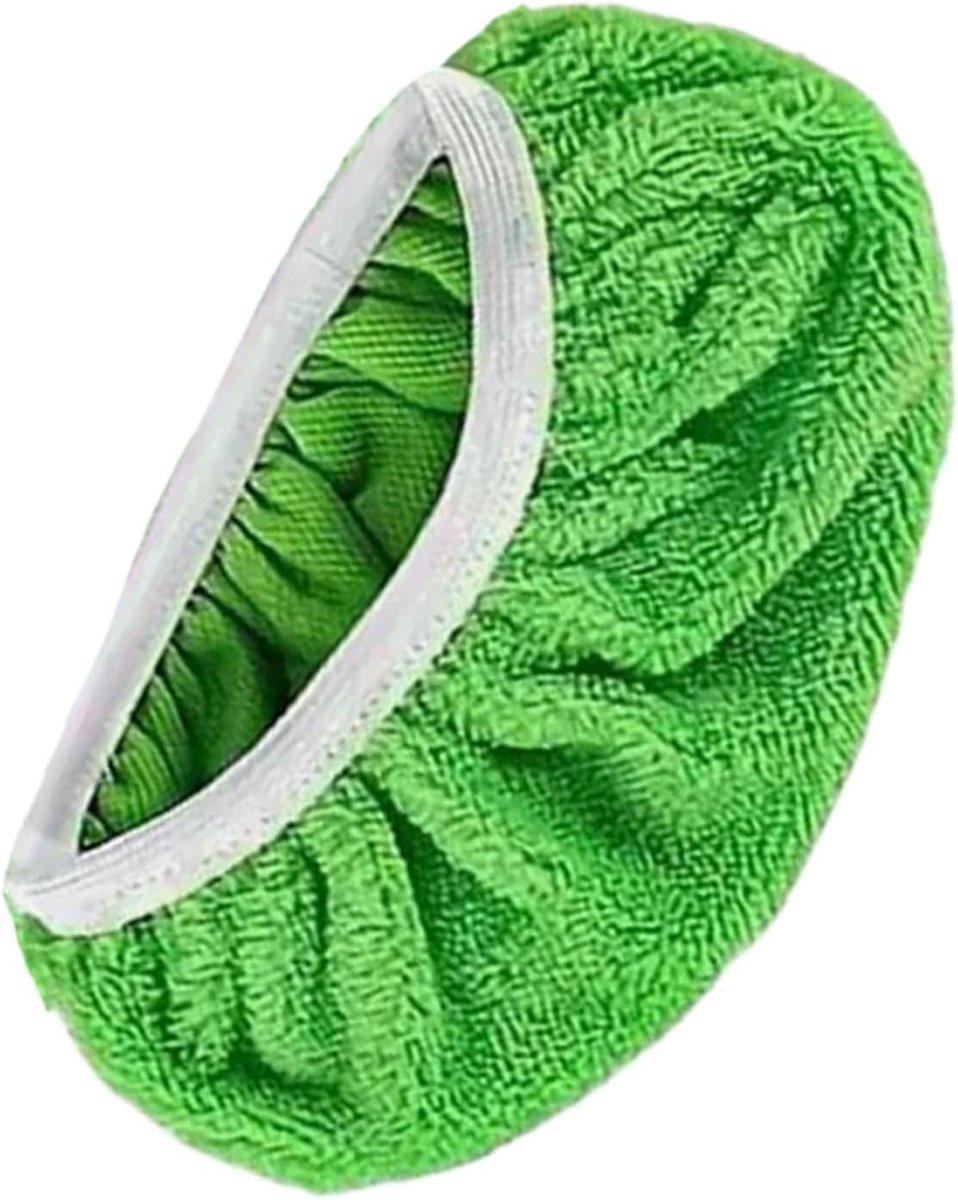 Dweil Pad - Microvezel Doek - Vloeren Reinigen - Wasbaar en Herbruikbaar - Extra Breed - Groen
