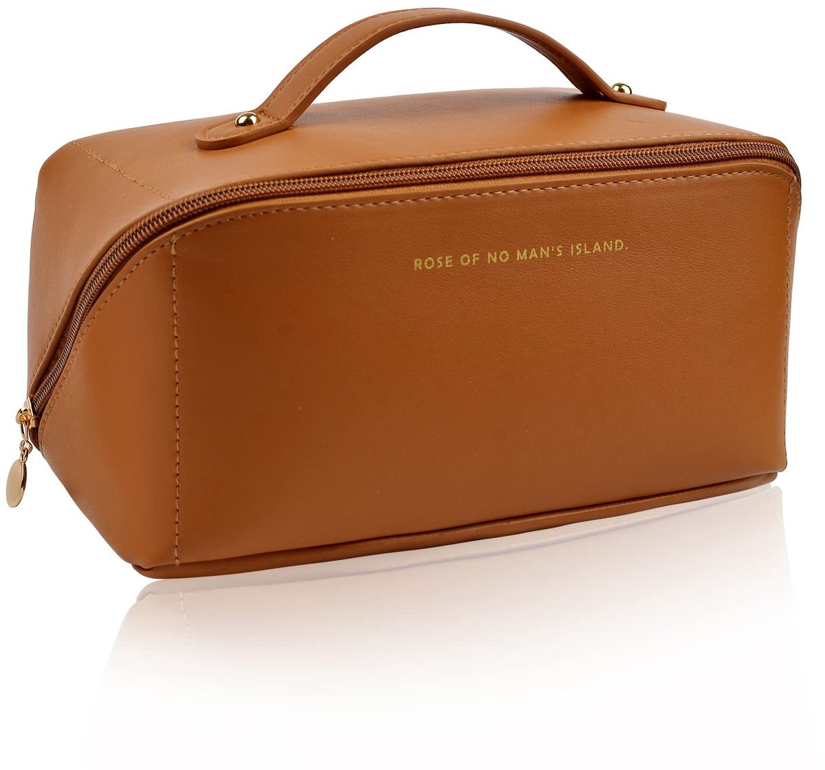 Cosensi - Dailygoods - Dailygoody - Cosmeticatas voor dames - Multifunctionele make-uptas - Grote capaciteit - Bruin - Draagbare tas - Geschikt voor dagelijkse gebruik