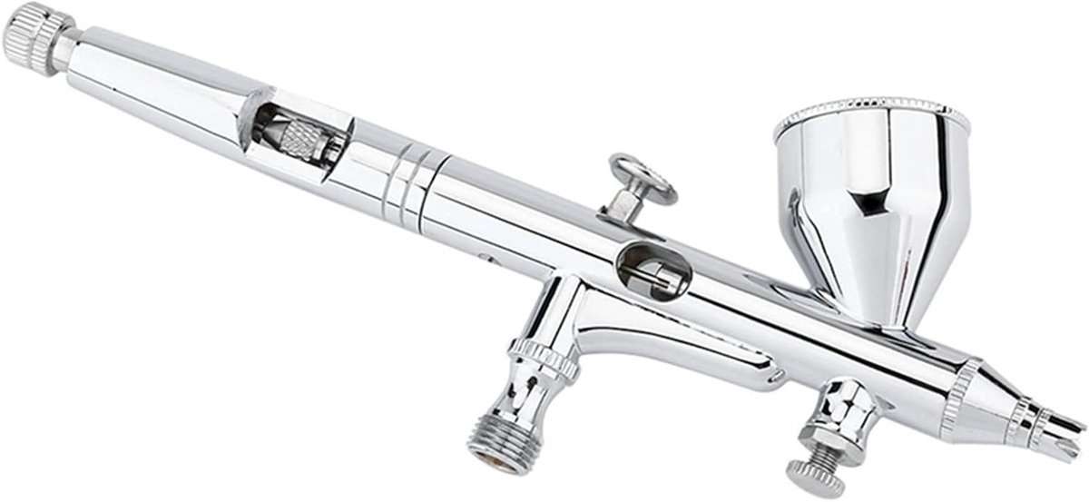 Complete Airbrush Kit met 0.2mm/0.3mm/0.5mm Naalden voor Schilderen, Taartdecoratie en Tattoo's