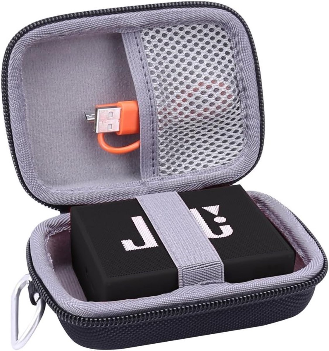Duurzame Hard Case Cover voor JBL Go/JBL GO2/JBL GO Essential 2 Bluetooth Speaker - Bescherming, Schokbestendig, Reisaccessoire