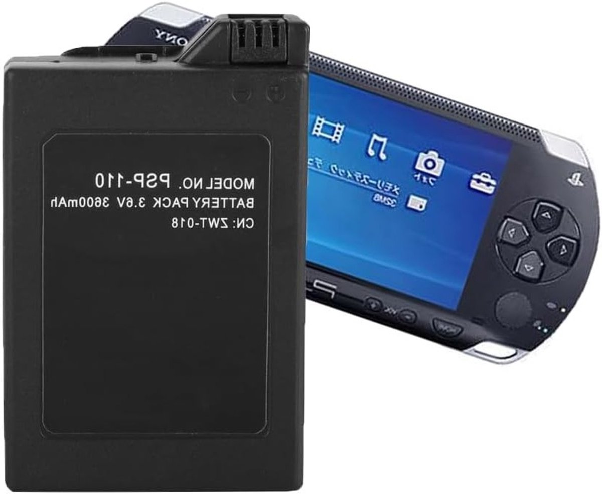 3600mAh 3.6V oplaadbare batterij voor Sony PSP 1000 en PSP-110 console, vervangende accu voor gaming