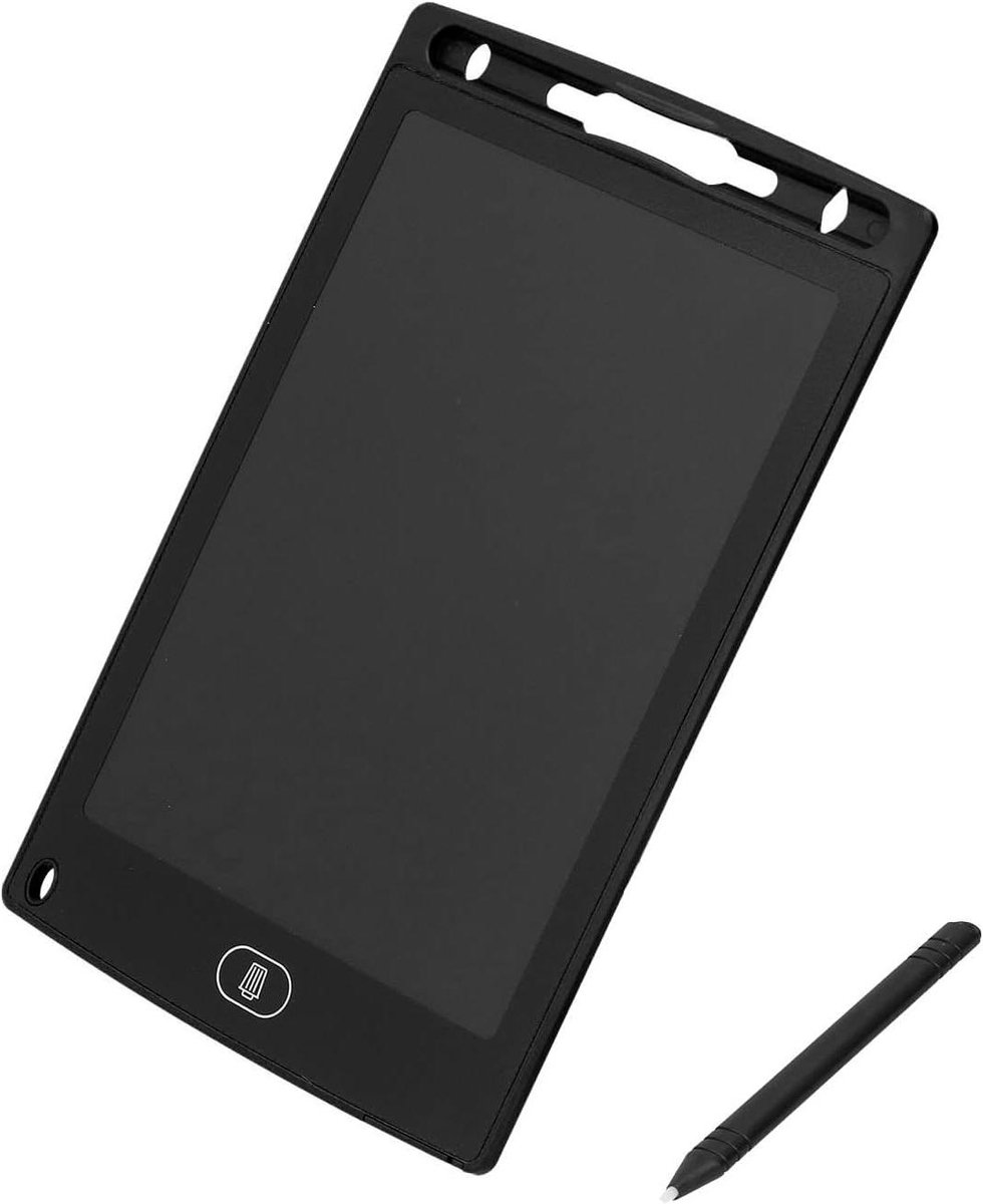 Digitale Schrijftablet - Tekentablet Notitieblok - Schetsen en Notities - Oogvriendelijk LCD - 85 Inch - Zwart