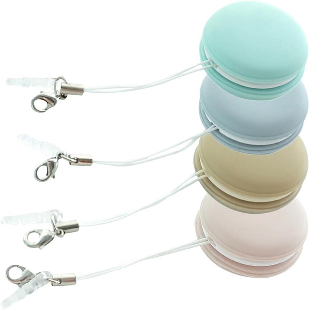 Schermreiniger Set - Doekjes - Schermen Schoonmaken - Macaron Vorm - 4 Stuks - Mix Kleuren