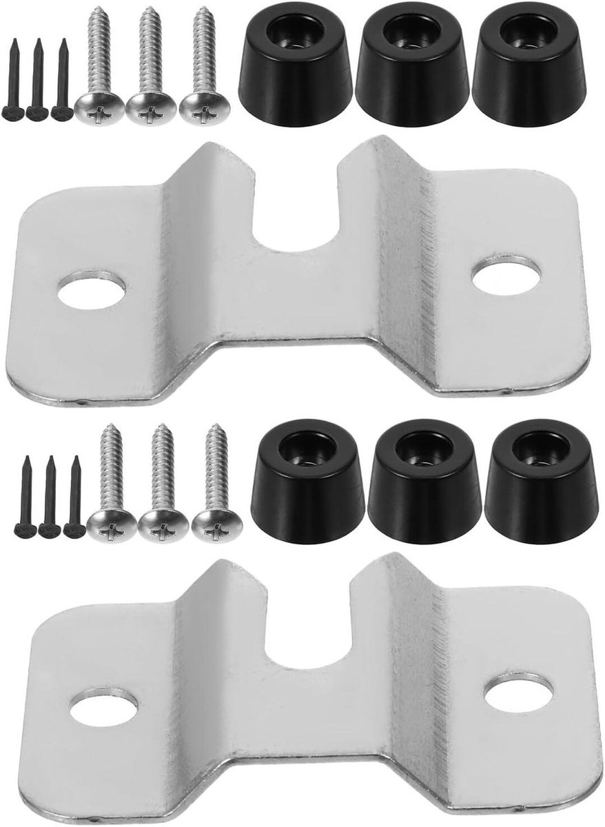 Dartbord Ophangsysteem - Muurbevestiging Set - Dartbord Bevestigen - Schade Preventie - 4.10X2.70X0.10CM - Diverse Kleuren