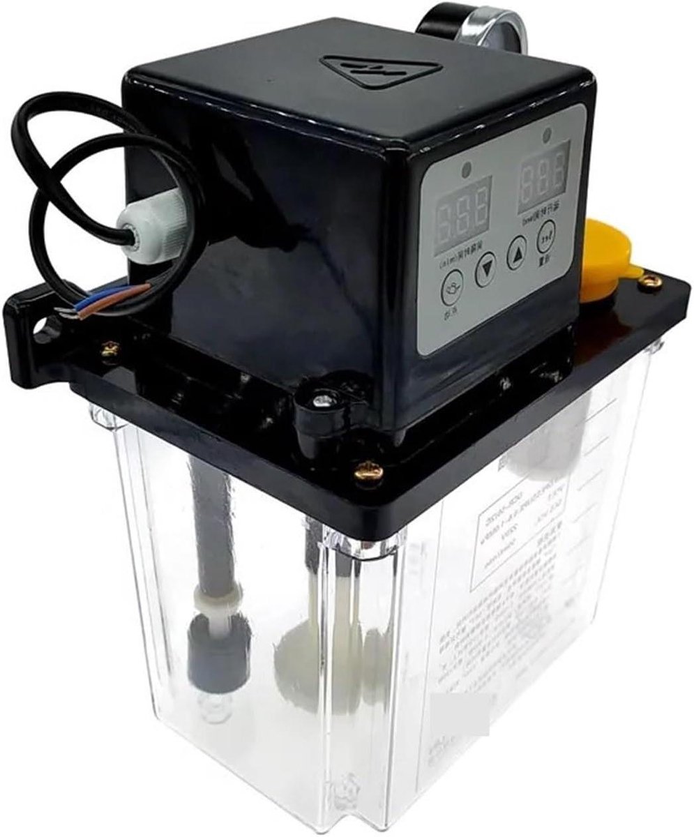 Automatische Smeer Pomp - Oliepomp Besturing - Machine Onderhoud - Instelbare Timer - 2 Liter Tank - Zwart