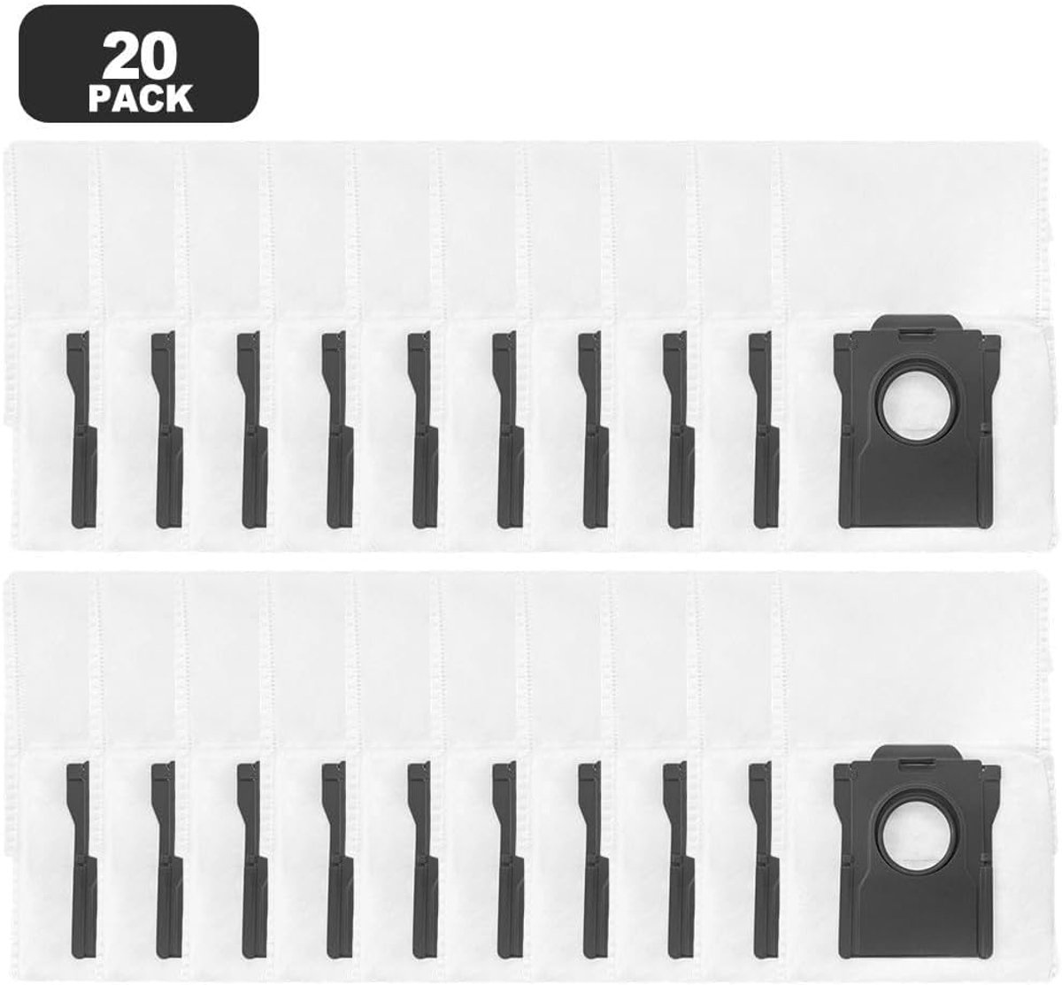Stofzuigerzakken - Reservezakken - Stofzuigen - Efficiënte filtratie - 20 Pack - Wit