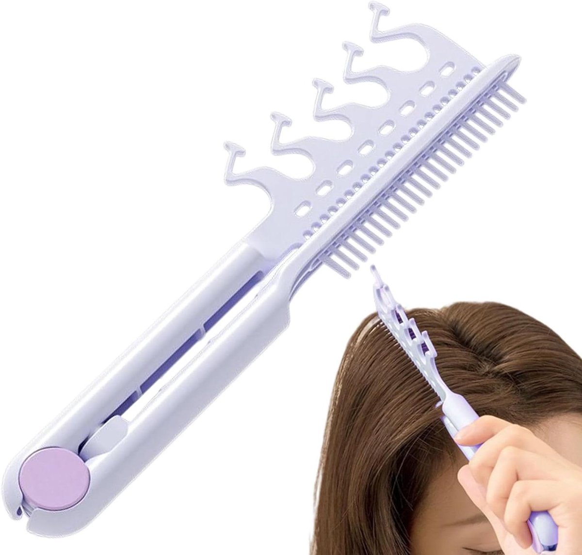 Haarkam Volume - Styling tool - Haar styling - Wortel liftend ontwerp - 23 x 13 cm - Zwart